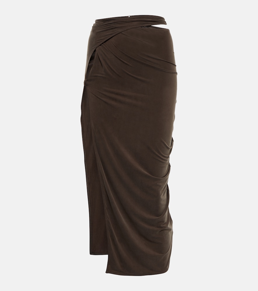 La Jupe Espelho midi skirt