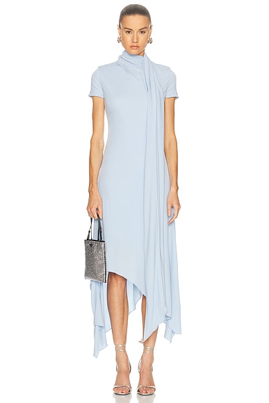 Acne Studios Duny Dress in Light Blue - Baby Blue. 38 also in