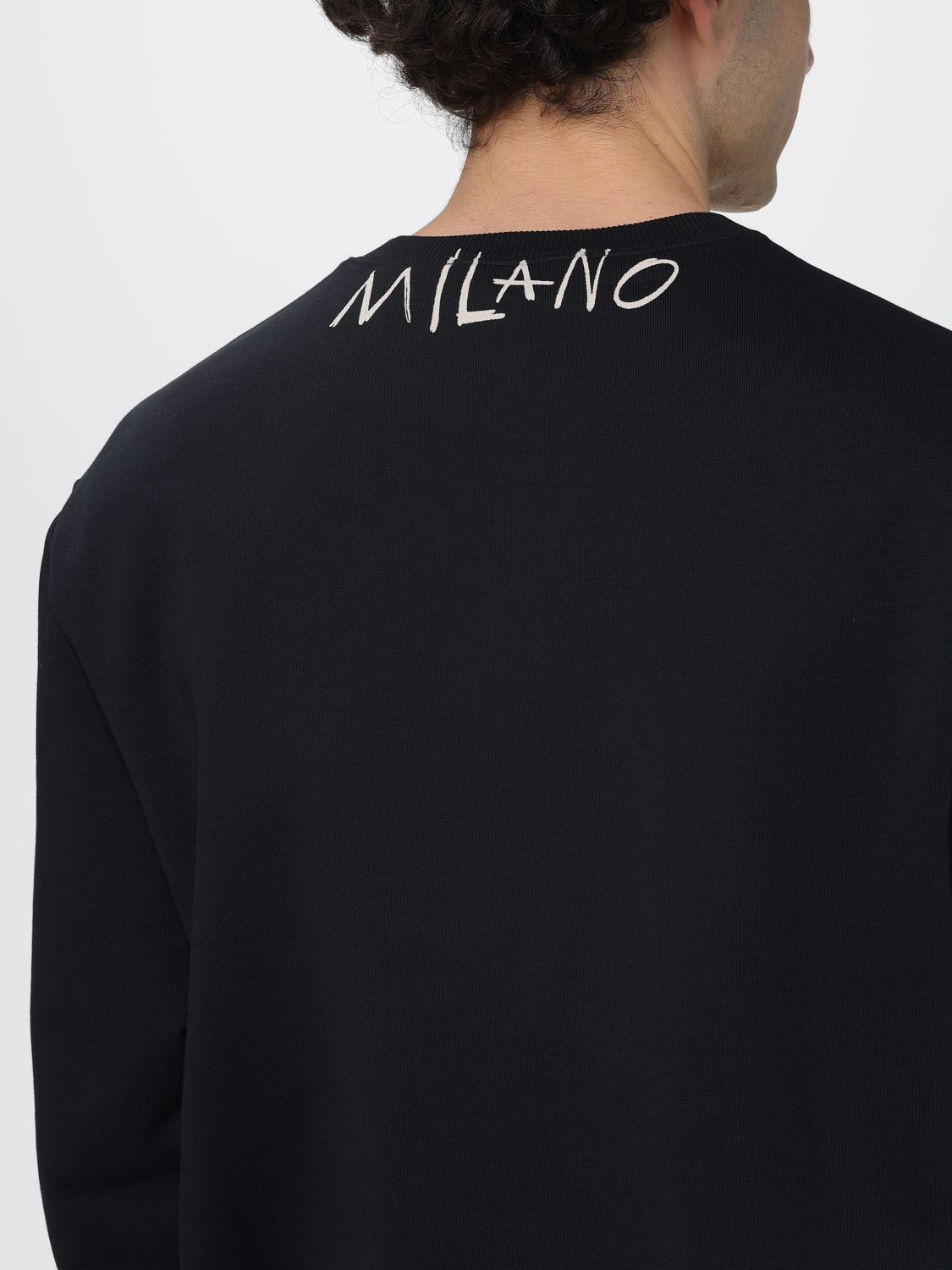 Sweatshirt Men color Black