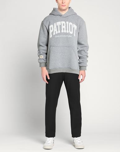 Patriòt Man Sweatshirt Light grey Size XXL Cotton, Polyester