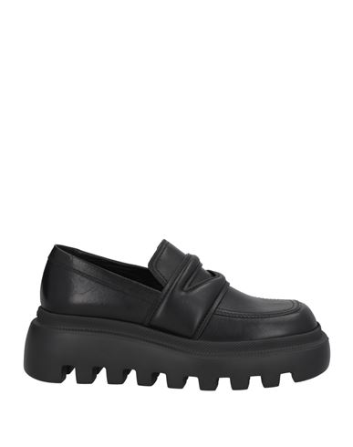 Vic Matiē Woman Loafers Black Size 10 Soft Leather