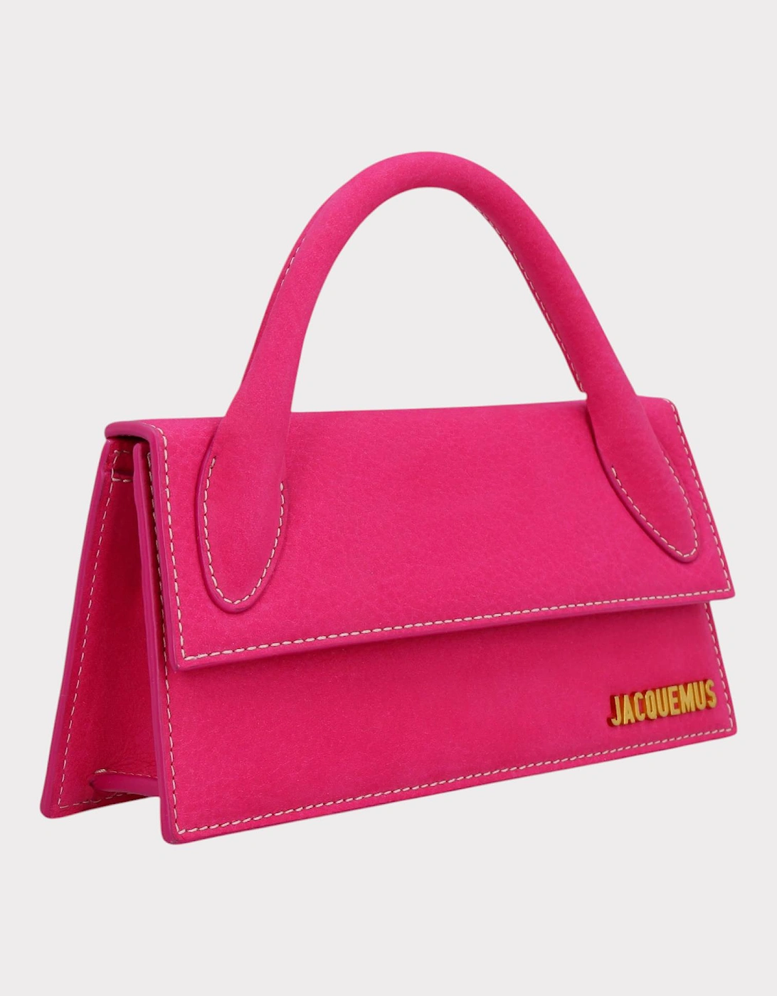 Jacquemus Women's Le Chiquito Long Fuchsia Pink Bag - Red - : ONE