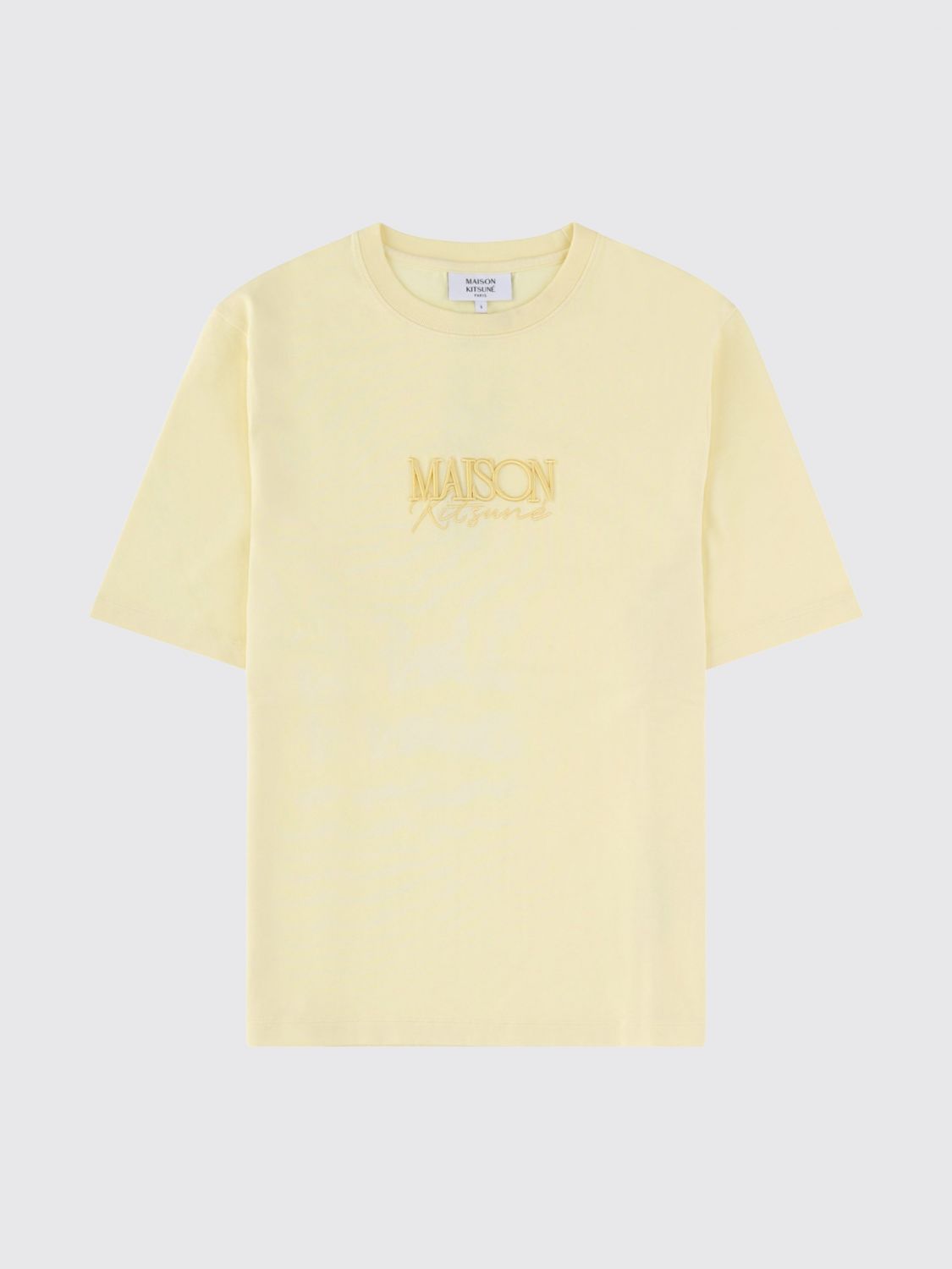 MAISON KITSUNÉ T-Shirt Woman color Yellow