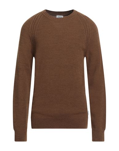 Man Sweater Camel Size L Wool, Acrylic