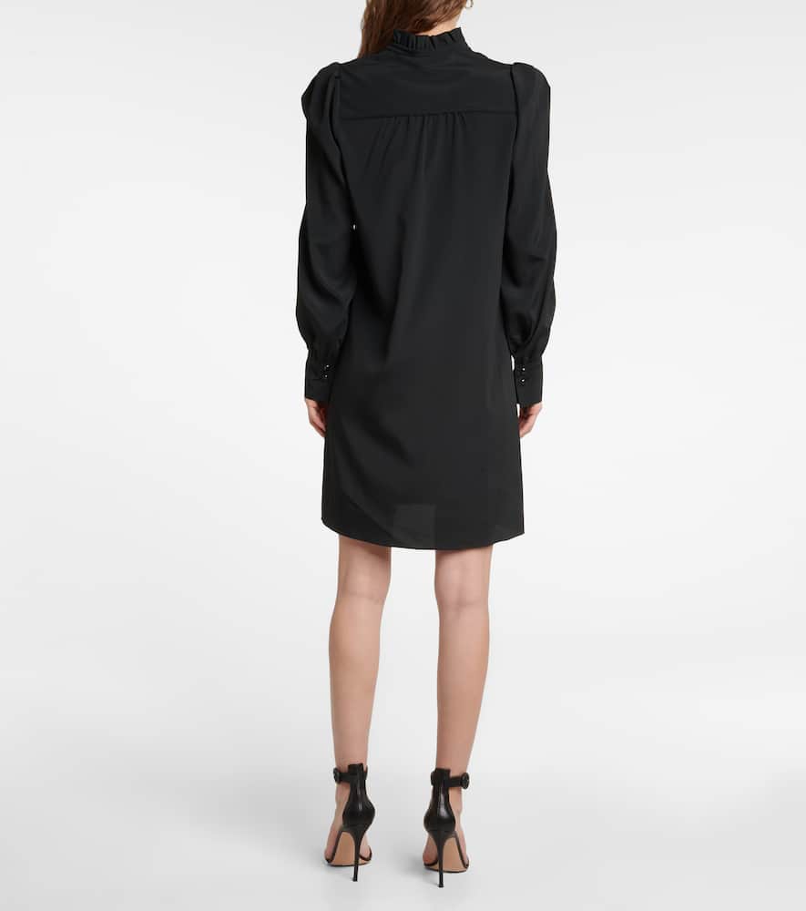 Tie-neck minidress