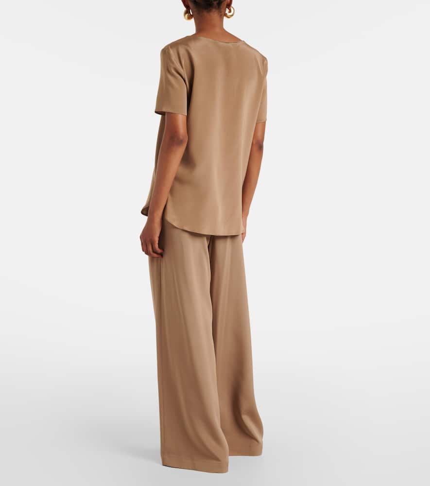 Aris silk-blend T-shirt