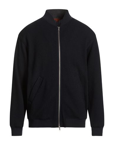 Man Cardigan Navy Size XL Polyamide, Acrylic, Wool, Elastane