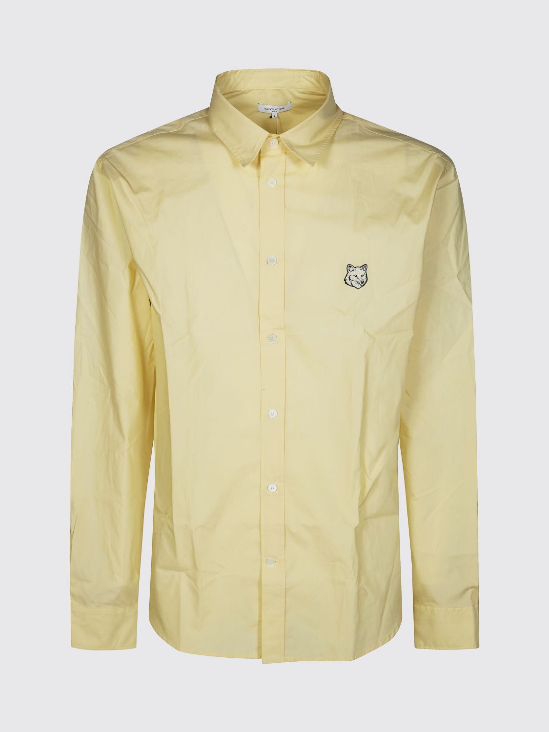 MAISON KITSUNÉ Shirt Men color Gnawed Blue