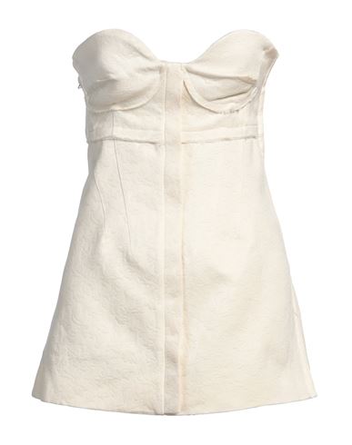 Proenza Schouler Woman Top Ivory Size 4 Cotton, Wool, Polyamide, Elastane