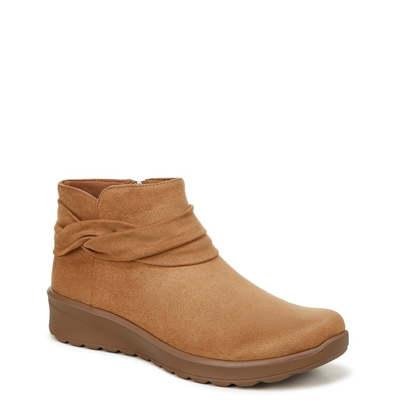 Women's Gemma Ankle Bootie Boots (Whiskey Tan Microfiber)