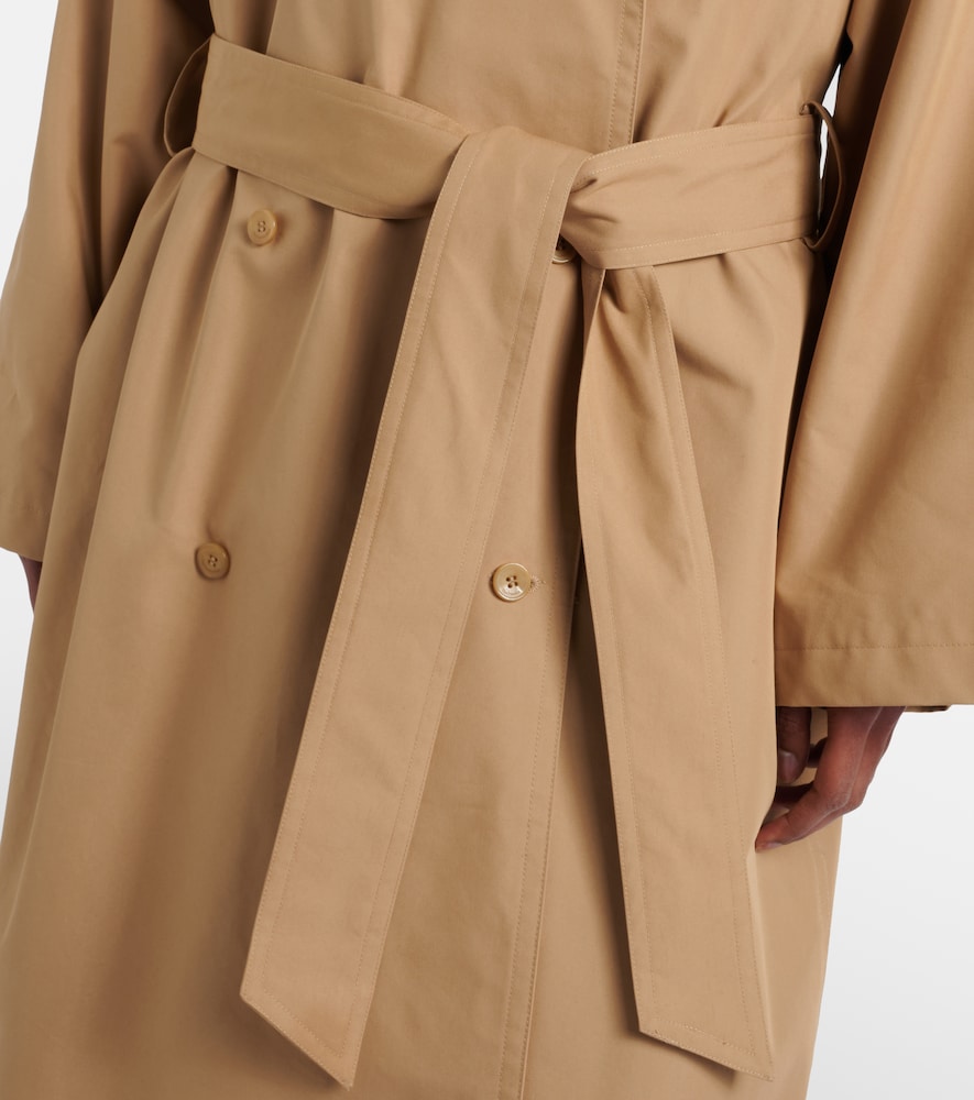 Riva oversized cotton trench coat