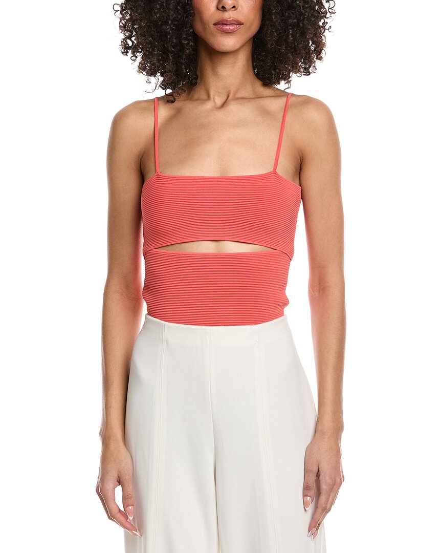 Crepe Matte Front Slit Tank