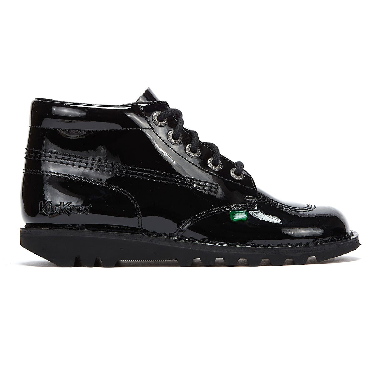 Kickers Kick Hi Women's Black Patent Boot