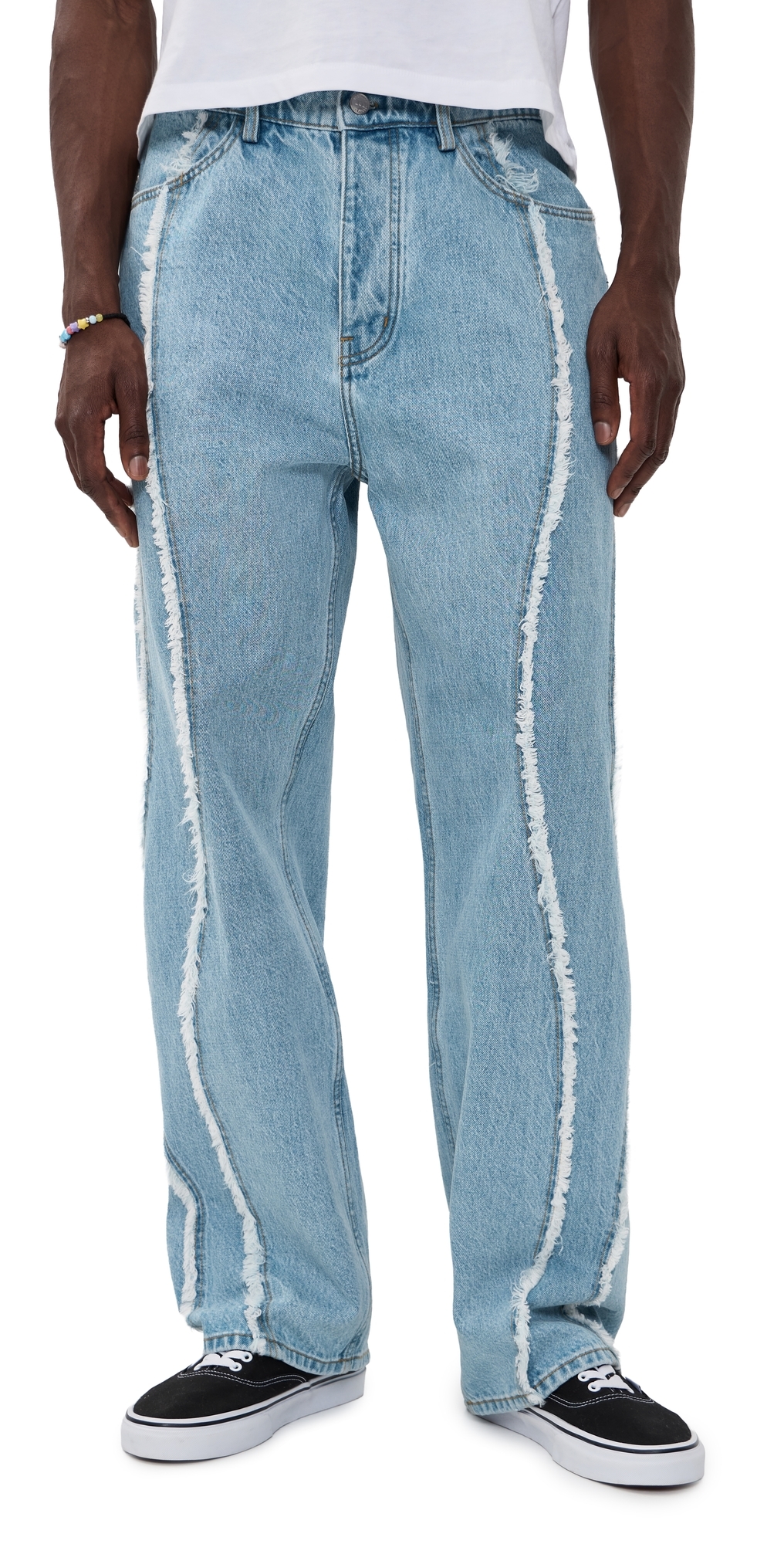 Stone Wash Ollie Denim Jeans Light Indigo Denim