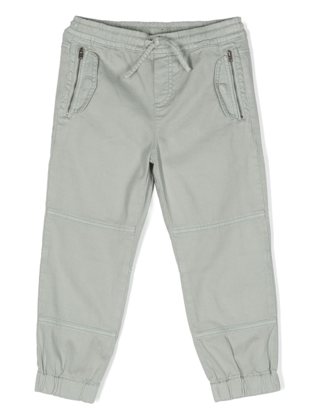 Elasticated drawstring jeans - Green