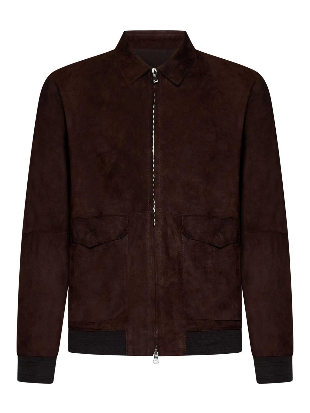 Dark Brown Brad Pitt Bomber Jacket Handmade