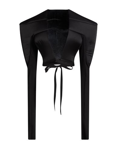 Woman Jacket Black Size 2 Acetate, Viscose