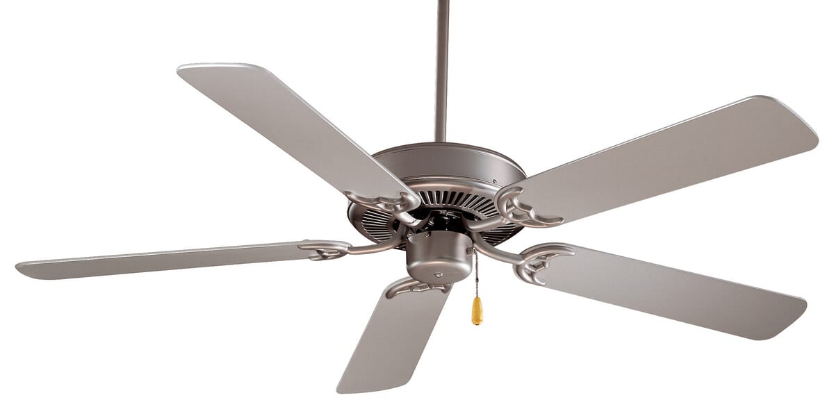 Brushed Steel 42"Ceiling Fan from the Contractor 42" Collection