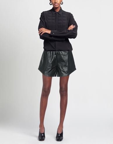 Woman Shorts & Bermuda Shorts Black Size 6 Polyurethane