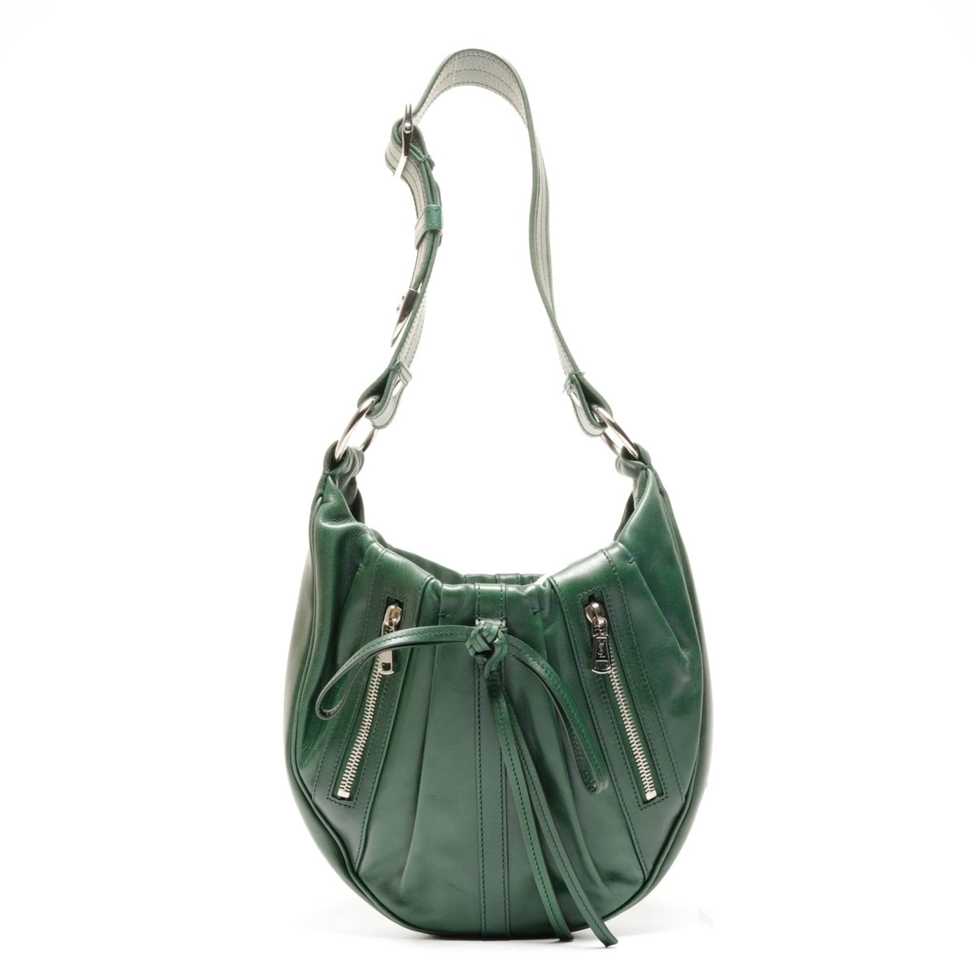Yves Saint Laurent Green Shoulder Bag Pre-Owned
