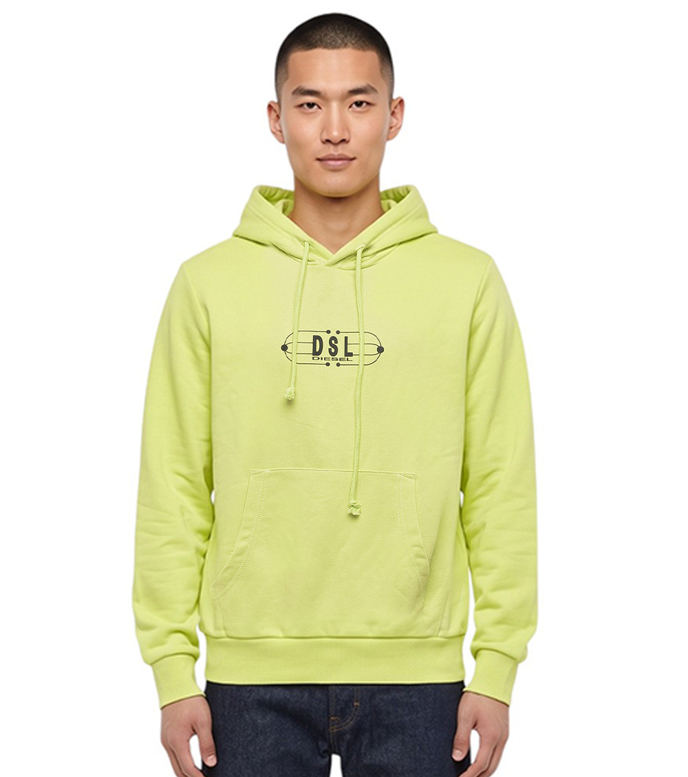 Lime Green Regular Hoodie