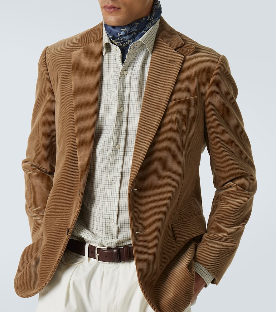 Kent cotton and cashmere corduroy blazer