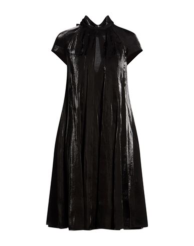 Woman Midi dress Black Size 4 Viscose, Polyester