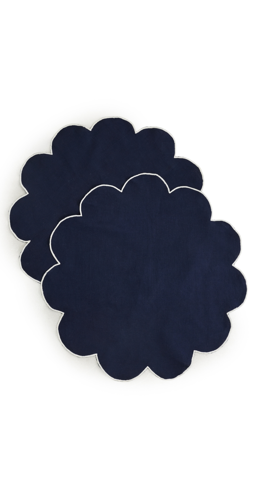 Eterna Placemats Set Navy One Size