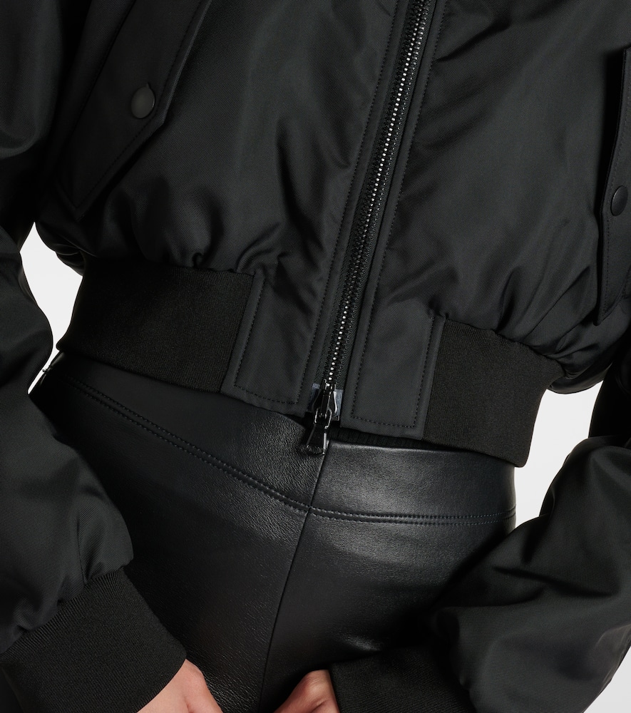 Wardrobe. NYC Cropped bomber jacket