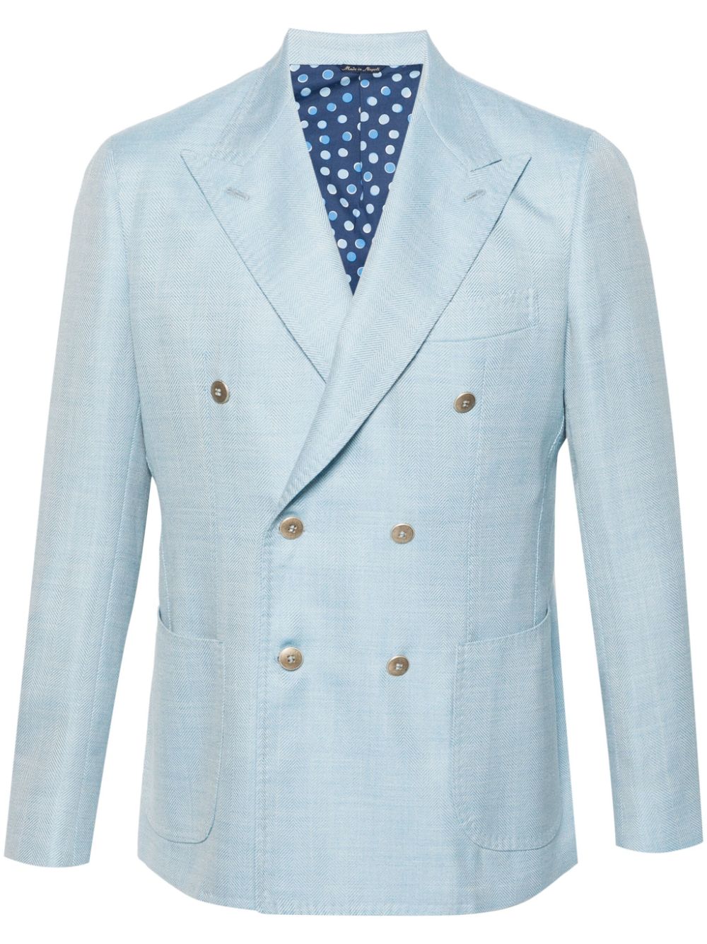 Double-breasted blazer - Blue