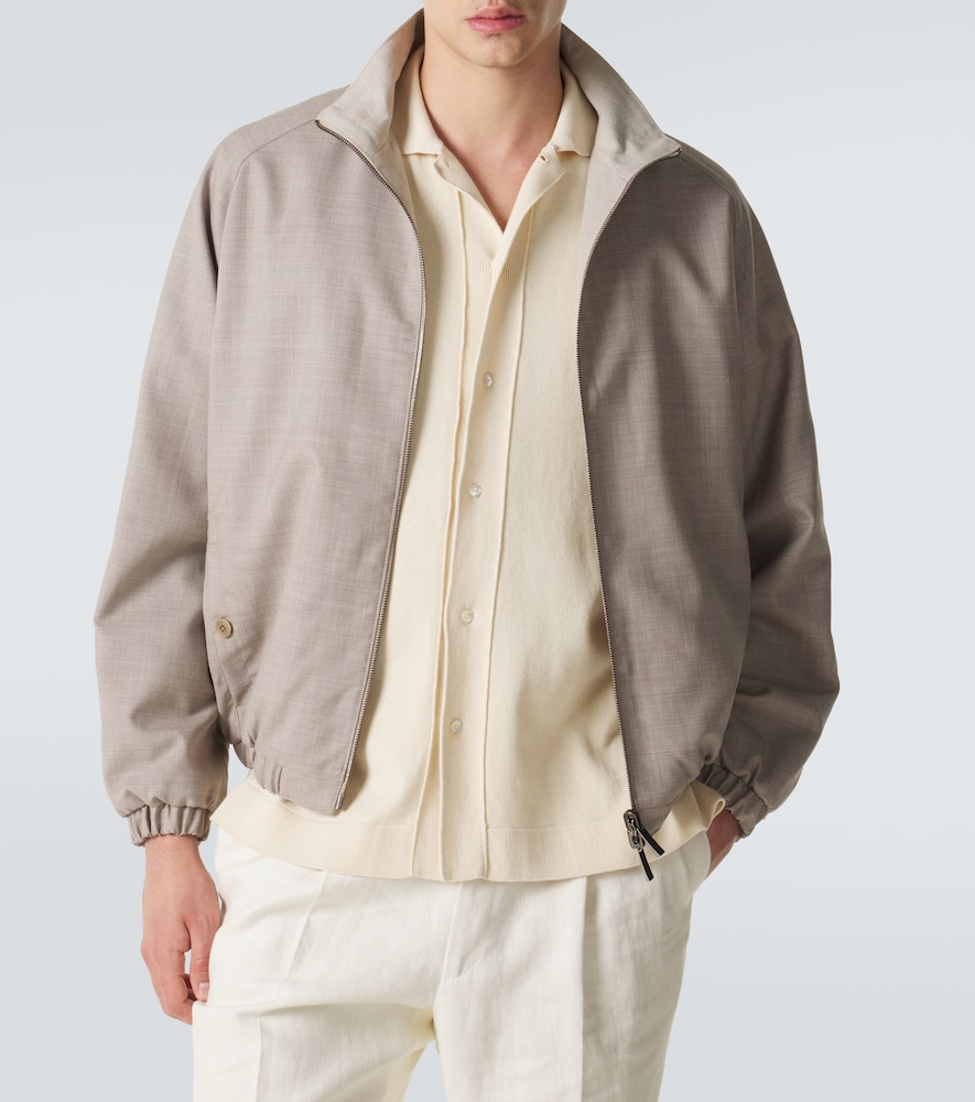 Stòffa Wool bomber jacket