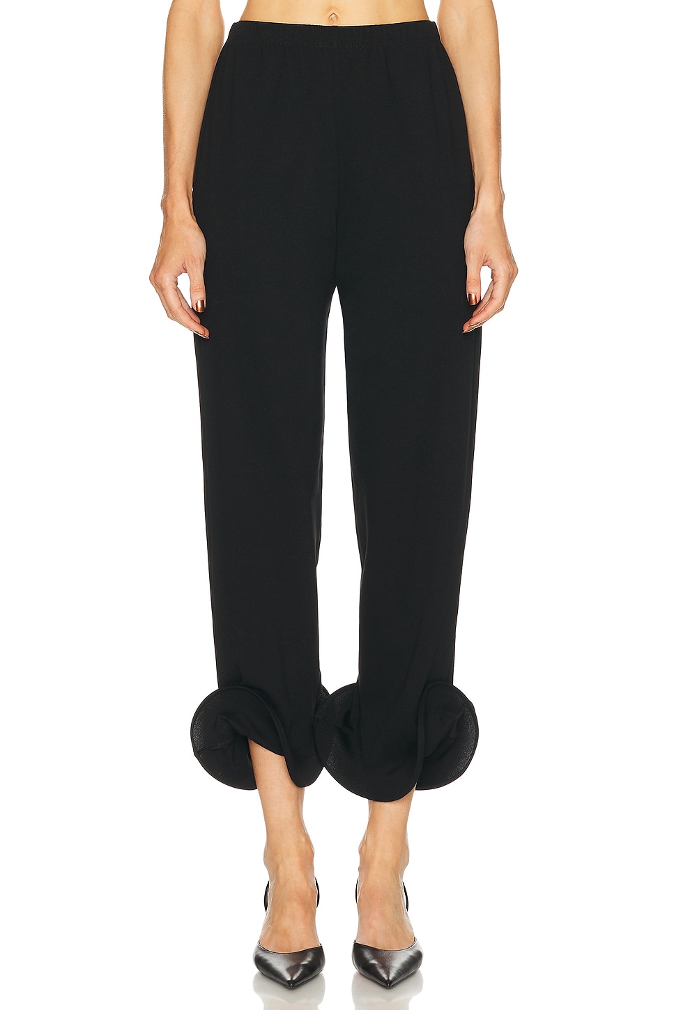 Sid Neigum Wave Hem Pant in Black