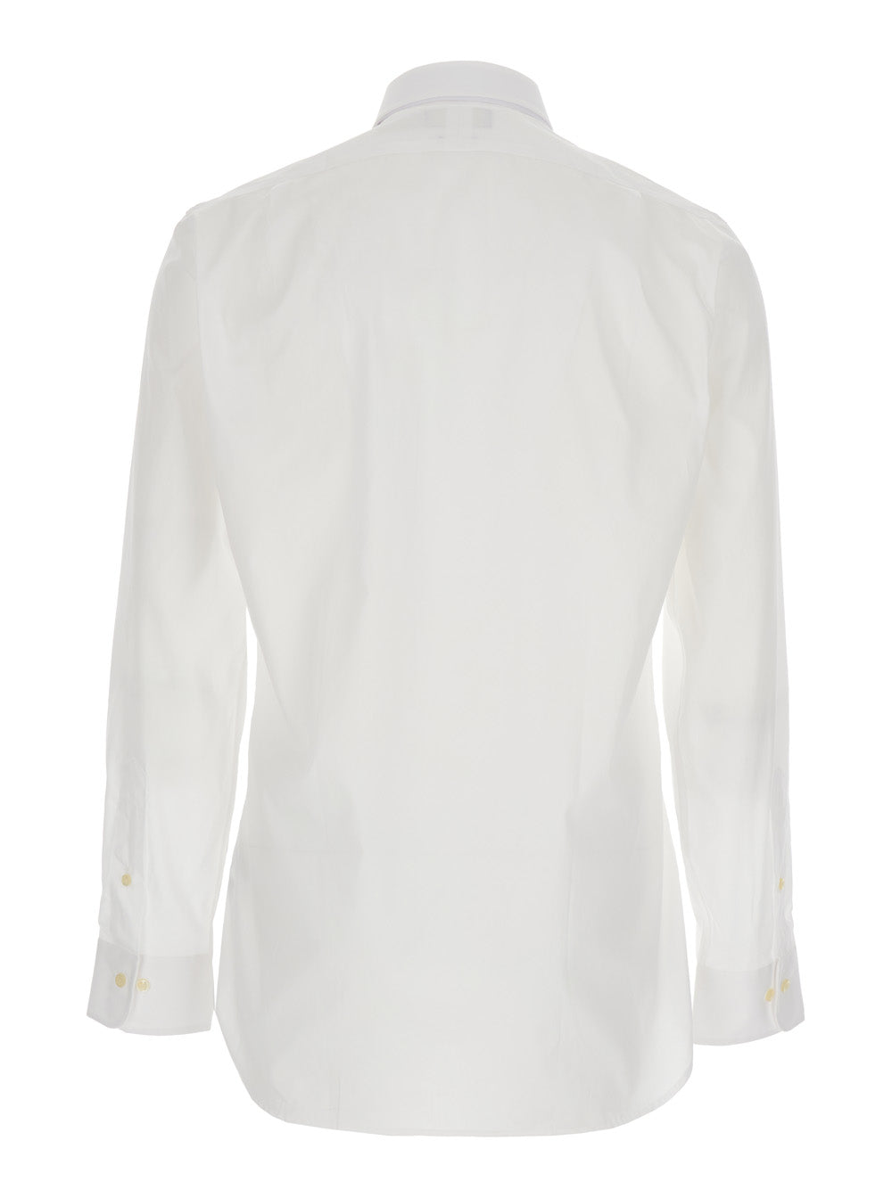 Slim Fit Cotton Shirt — White