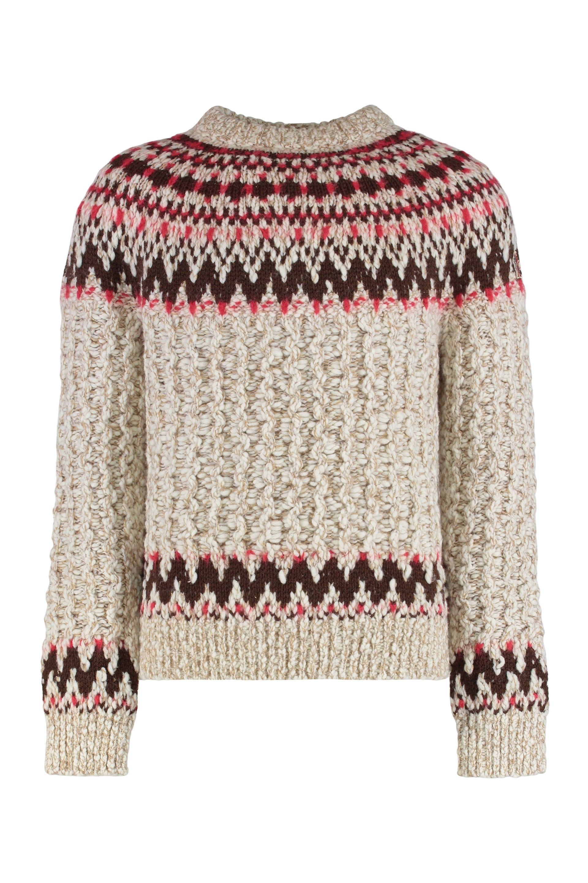 Wool-Blend Jacquard Sweater