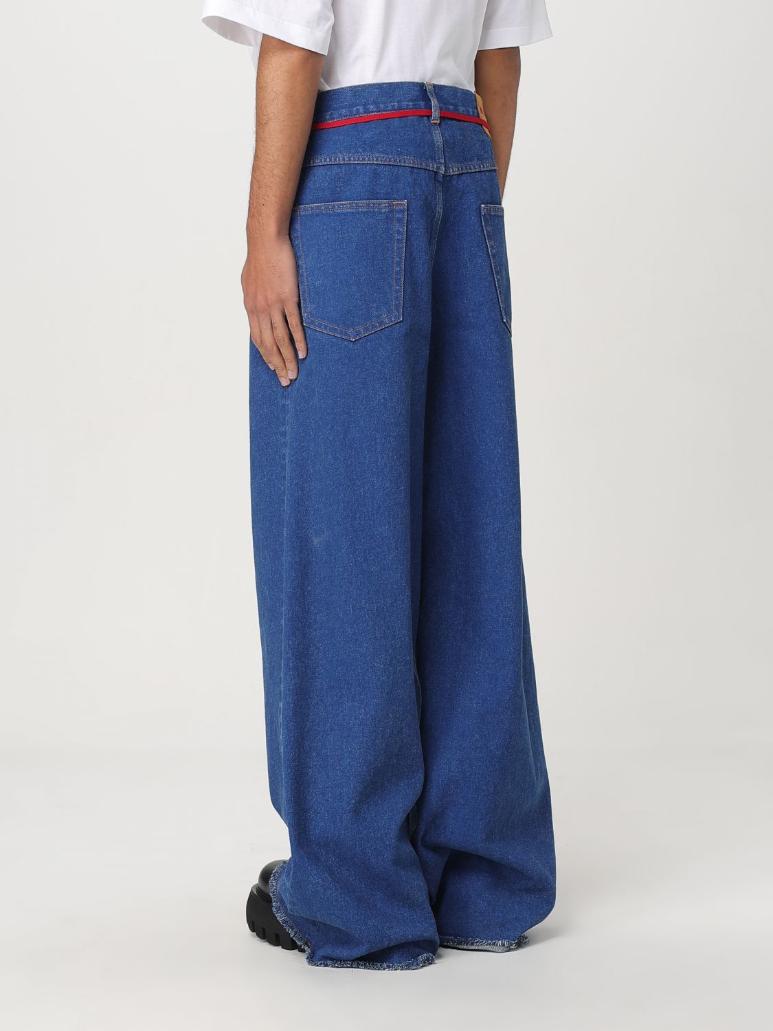 Mid-rise wide-leg jeans - Blue