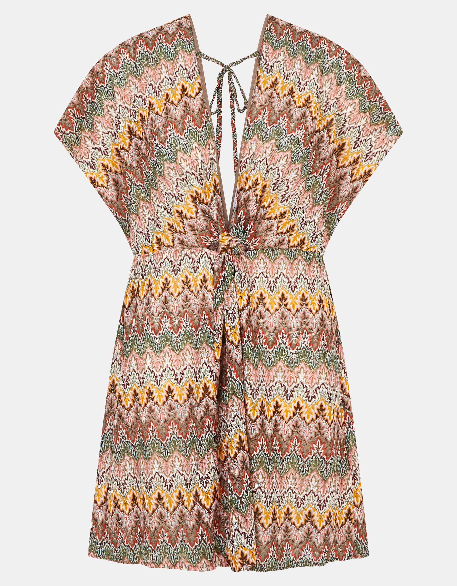 Crochet Mini Kaftan Natural