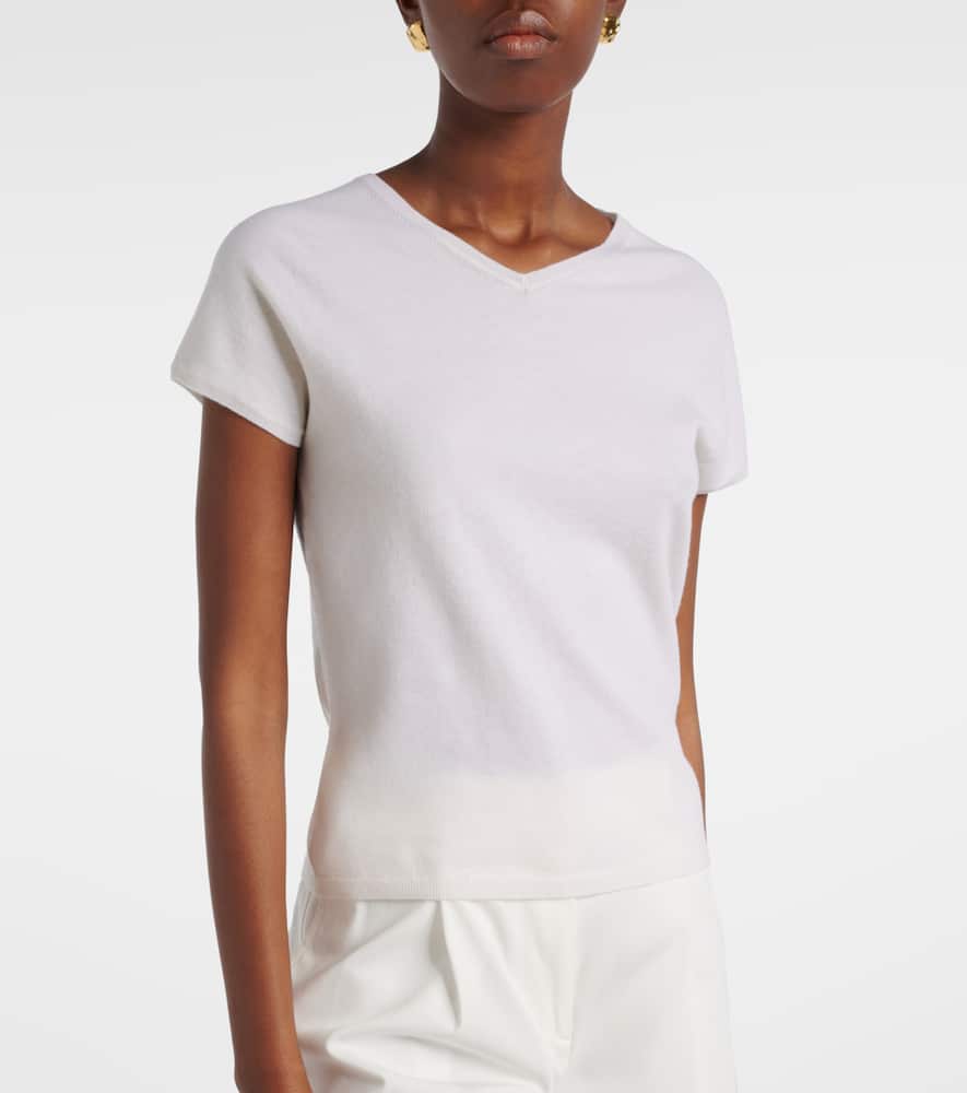 Wool and cashmere-blend top