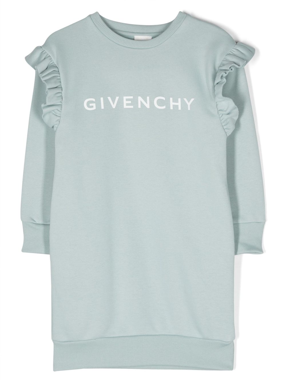 Logo-print sweatshirt dress - Pink