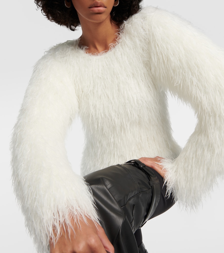 Fluffly knit sweater