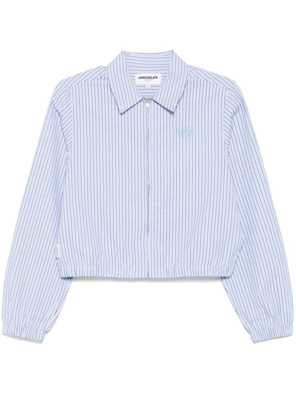 CHOCOOLATE striped jacket - Blue