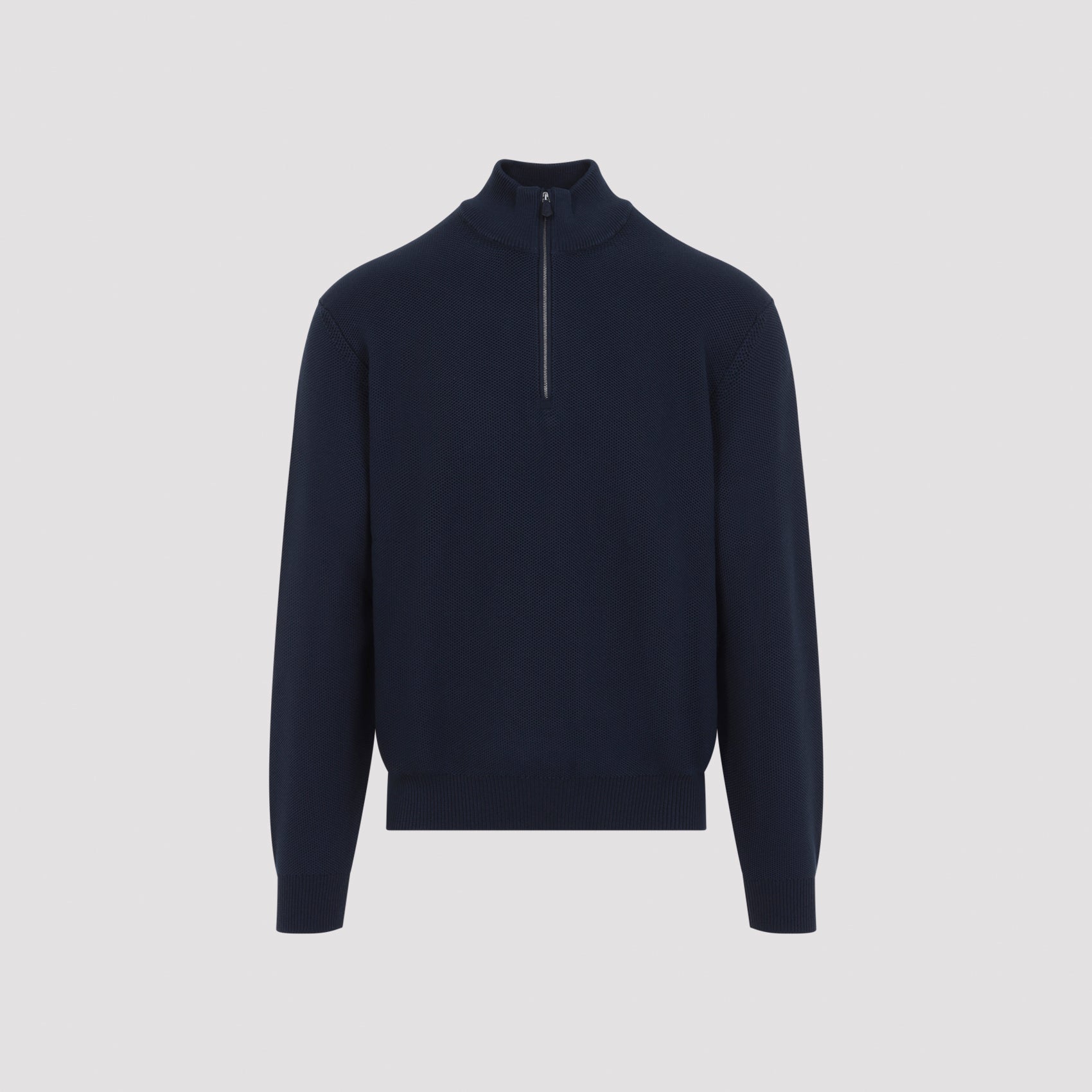 Men's Silk-Cotton Crewneck Pullover