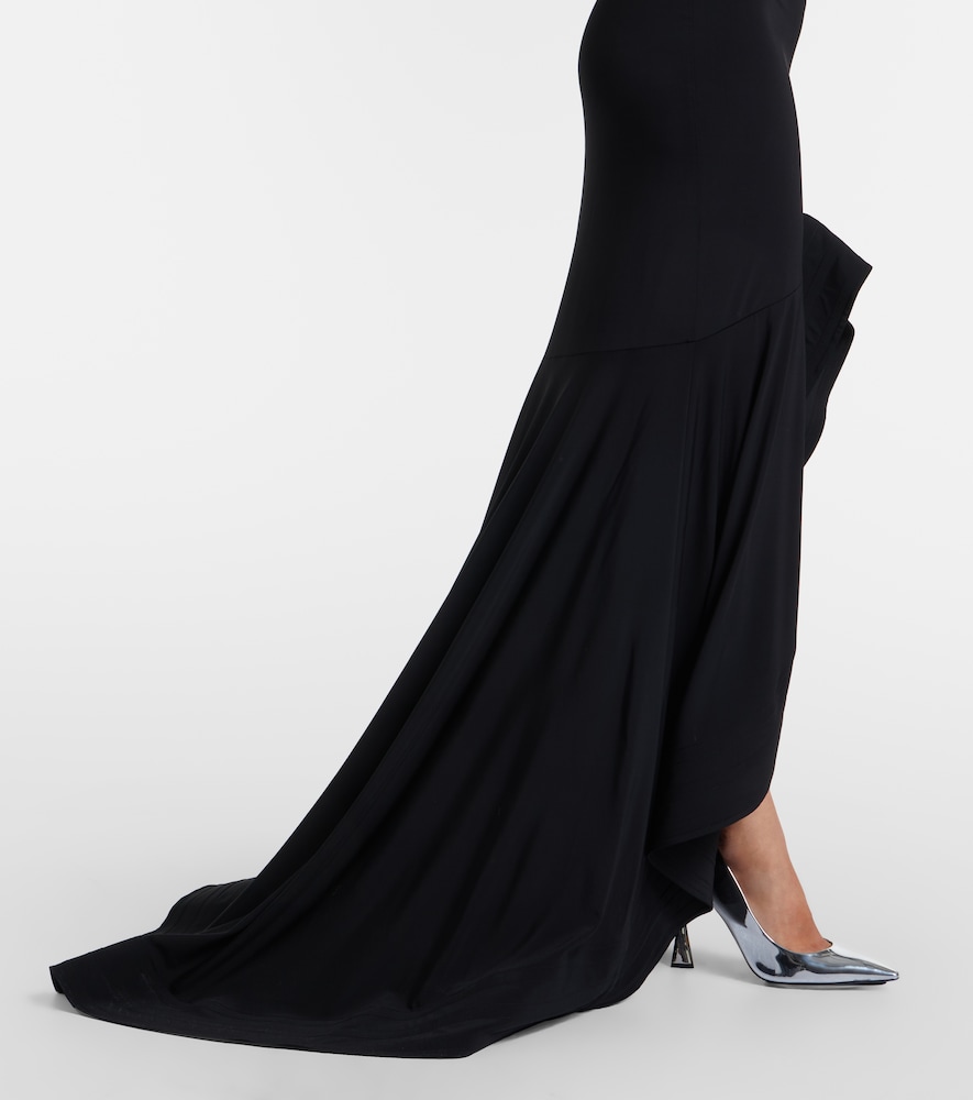 Crêpe jersey gown