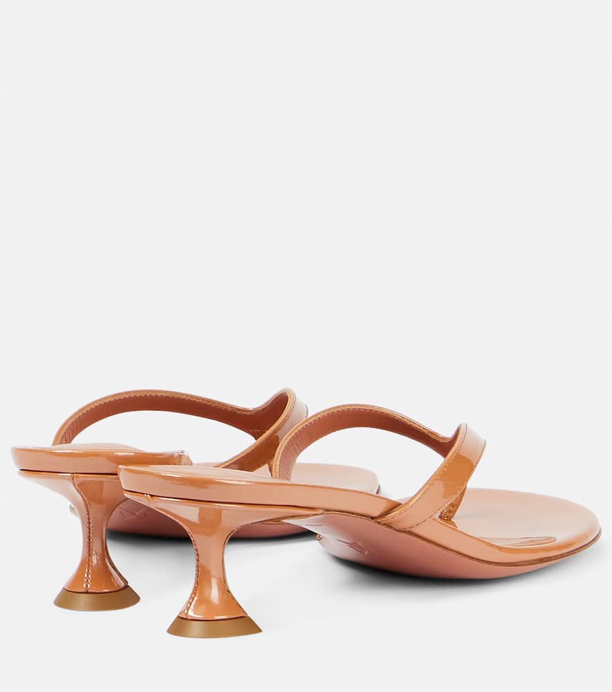 Juliette 45 patent leather thong sandals