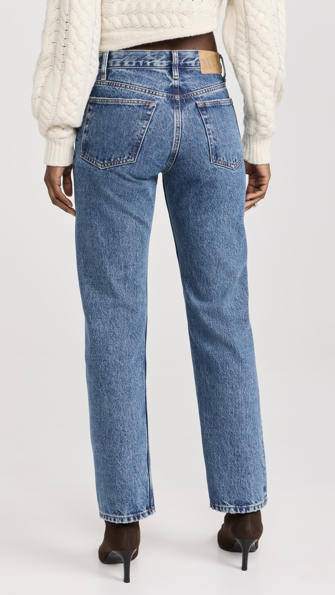 The Unisex Mel Jeans Stone Blue