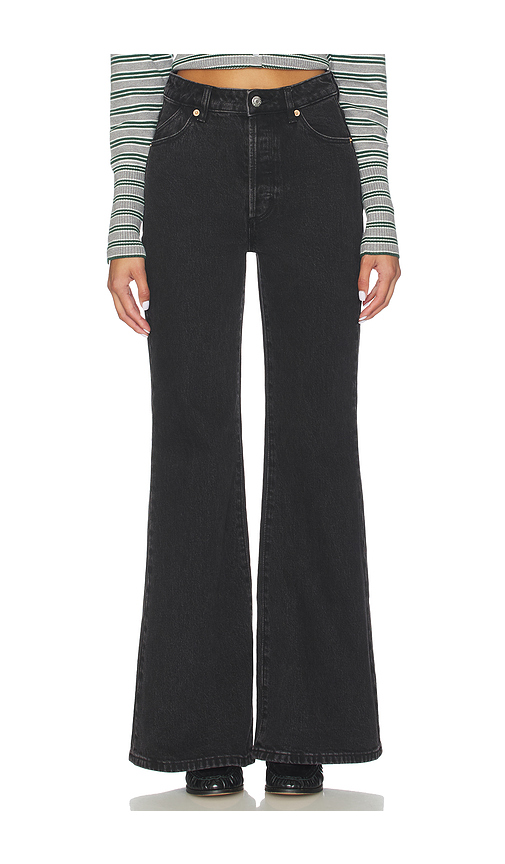 ROLLA'S Eastcoast Flare Jeans in Black Sand. 34 also , 25, 26, 27, 28, 29, 30