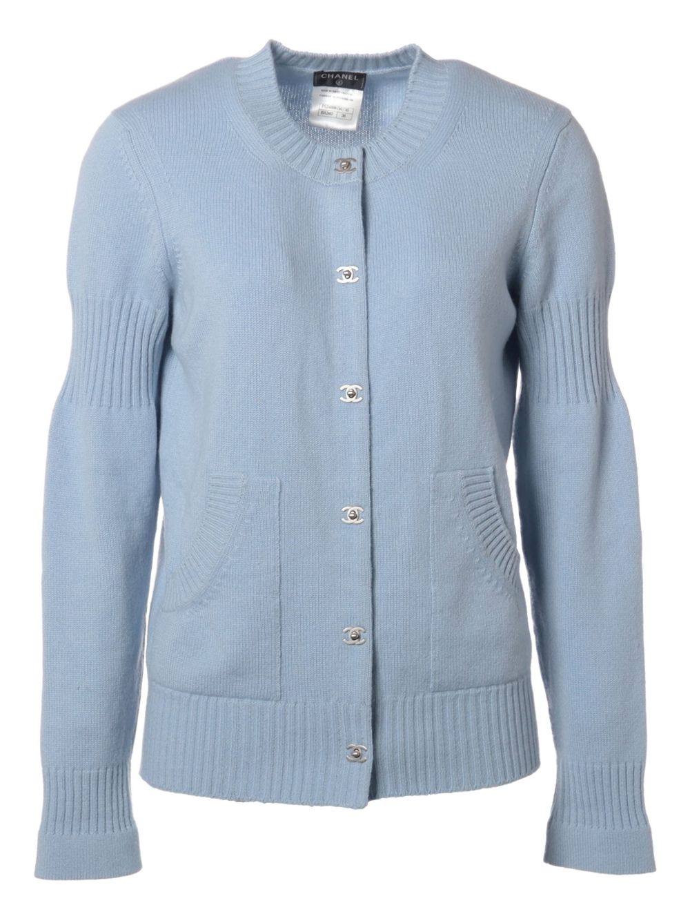 Interlocking CC cardigan - Blue