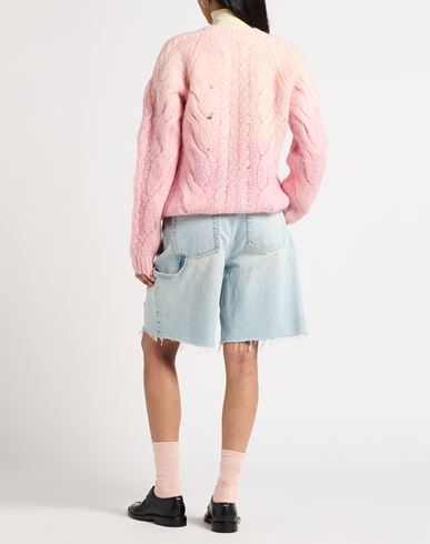 Woman Cardigan Salmon pink Size S Mohair wool, Polyamide