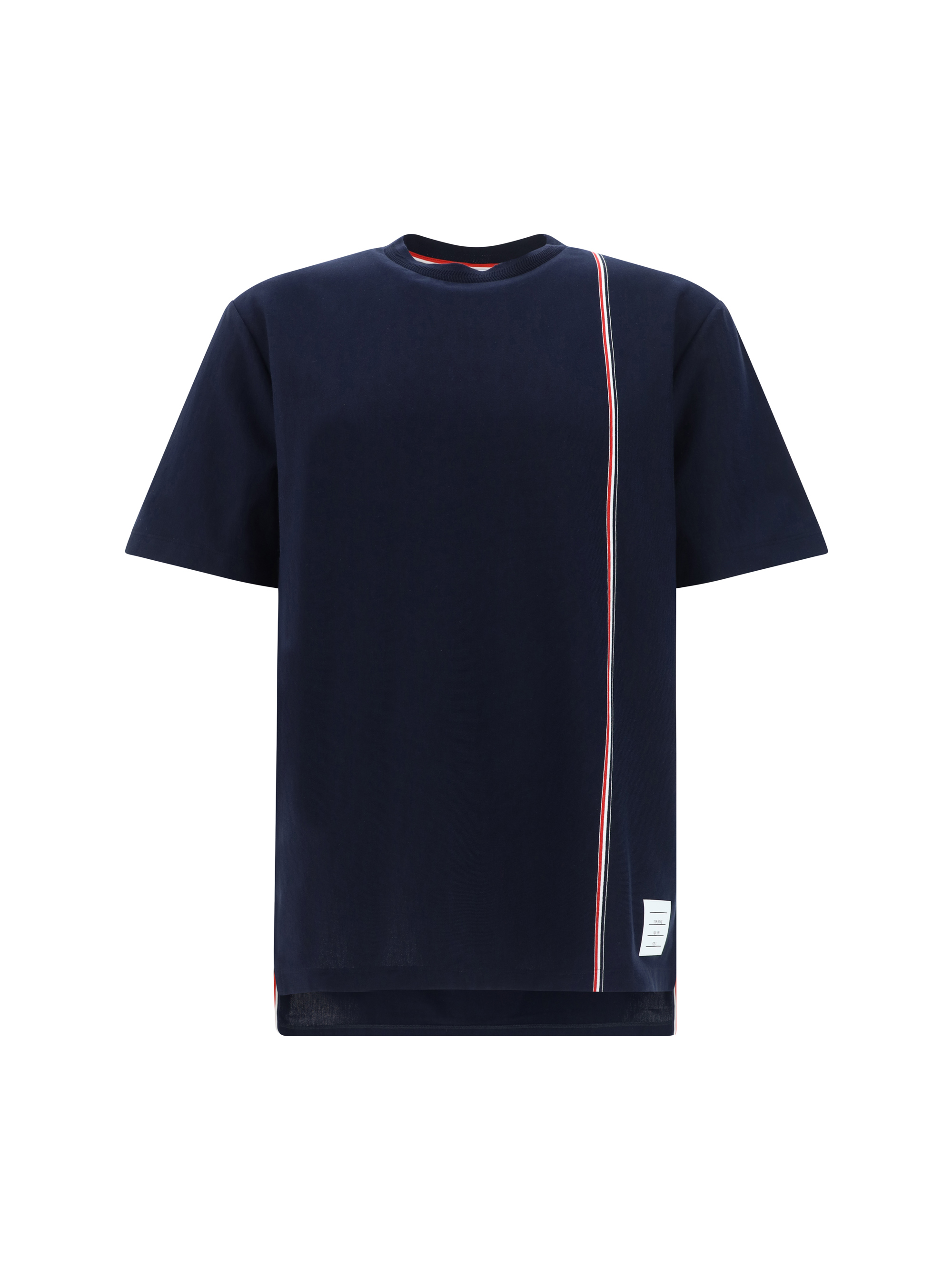 T-shirt With Striped Band