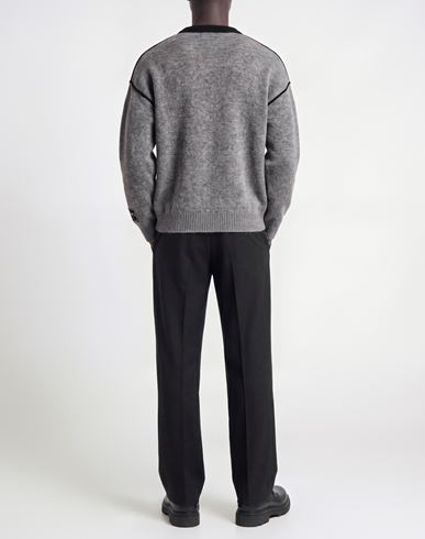 Man Sweater Grey Size S Polyamide, Wool