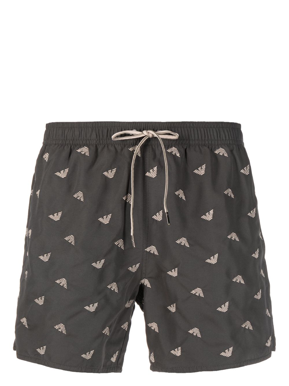 Logo-print swim shorts - Blue